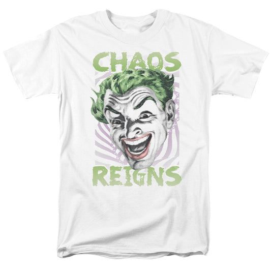 Batman Classic Tv Chaos Reigns Mens T Shirt White