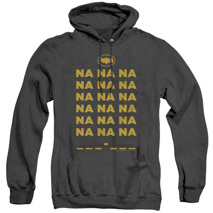 Batman Classic Tv Na Na Na Heather Mens Hoodie Black Officially Licensed