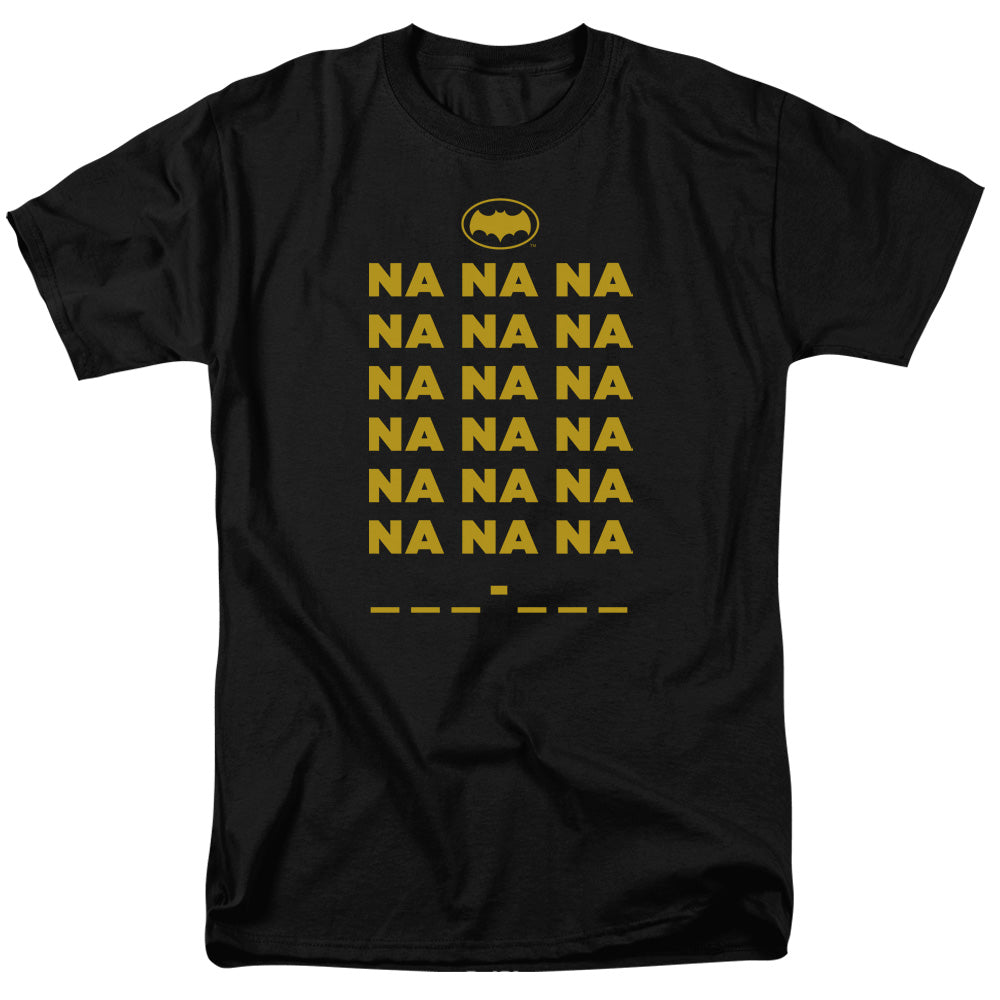 Batman Classic Tv Na Na Na Mens T Shirt Black