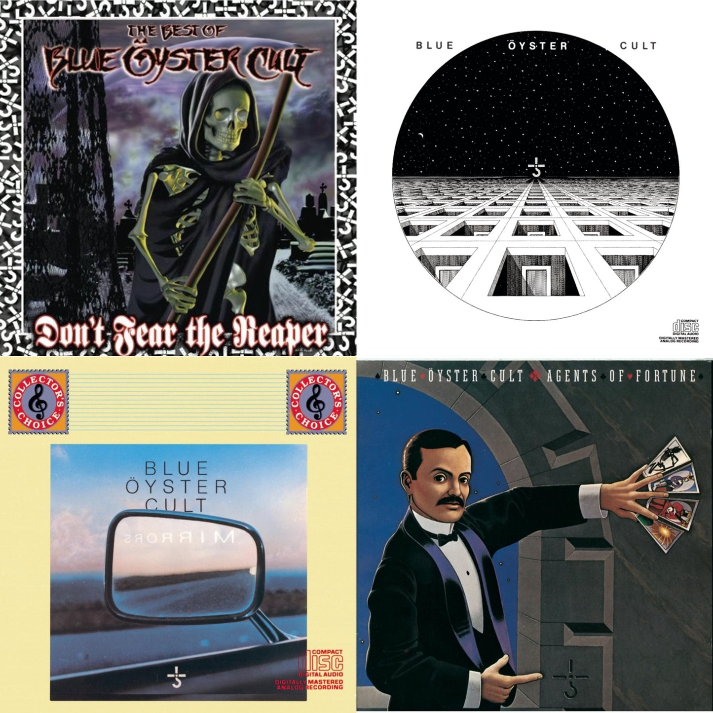 Blue Oyster Cult - Don't Fear The Reaper: Best Of Blue Oyster Cult & Blue Oyster Cult & Mirrors & Agents Of Fortune - CD Bundle