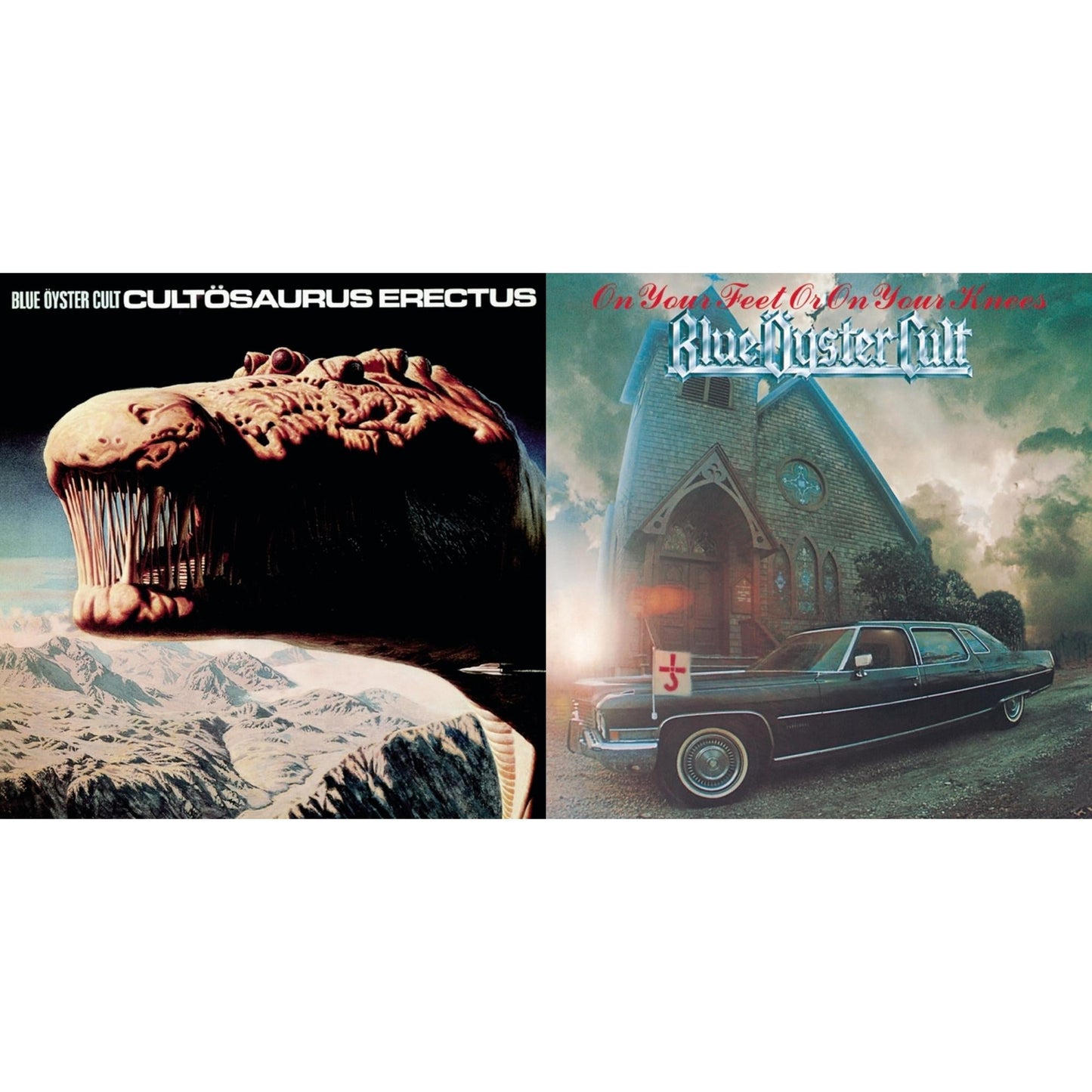 Blue Oyster Cult - Cultosaurus Erectus & On Your Feet Or On Your Knees - CD Bundle