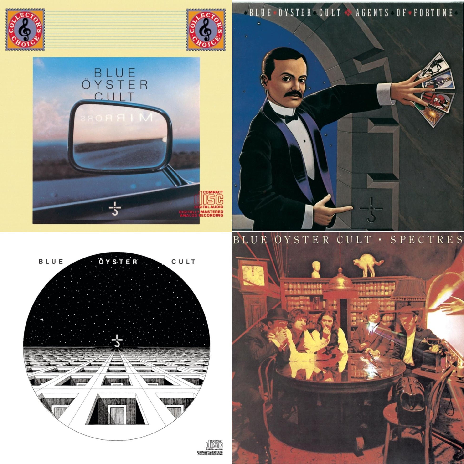 Blue Oyster Cult - Blue Oyster Cult & Mirrors & Spectres & Agents Of Fortune - CD Bundle