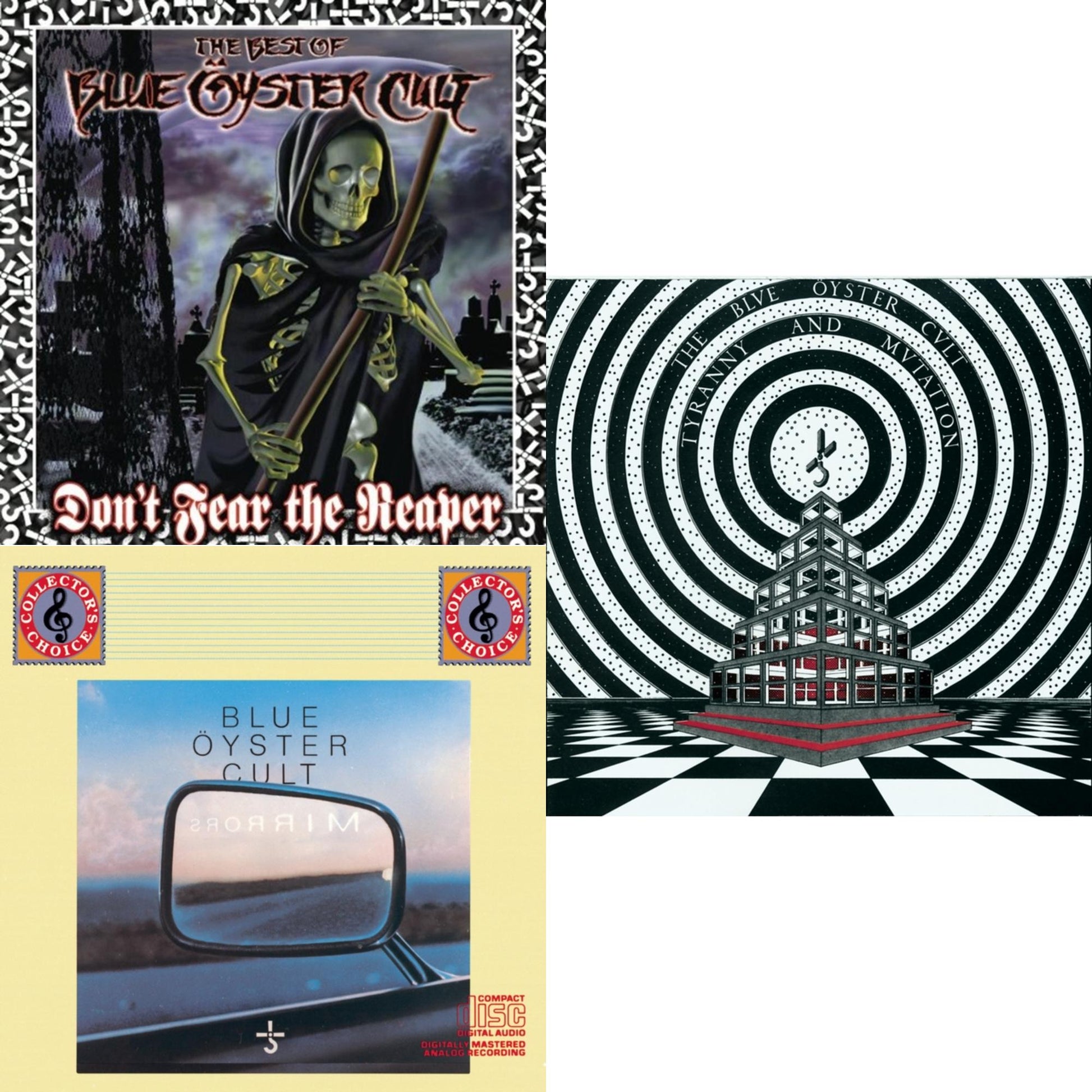 Blue Oyster Cult - Don't Fear The Reaper: Best Of Blue Oyster Cult & Mirrors & Tyranny & Mutation - CD Bundle
