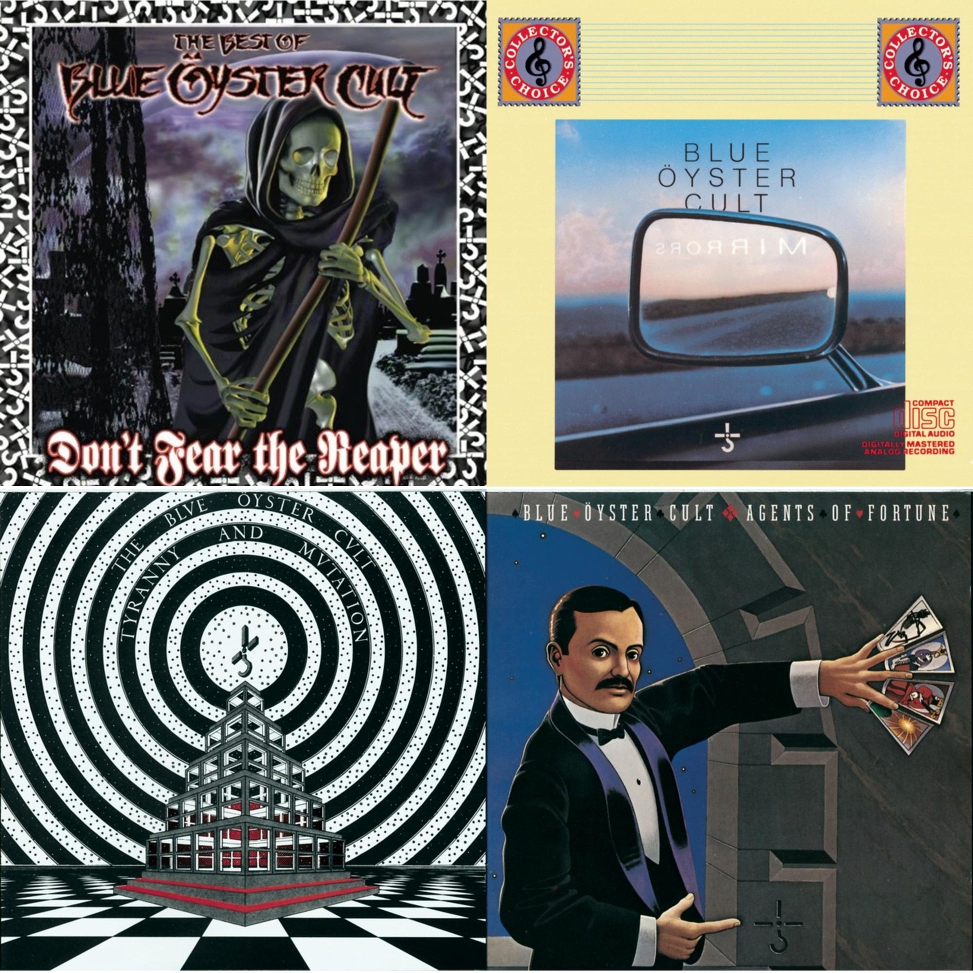 Blue Oyster Cult - Don't Fear The Reaper: Best Of Blue Oyster Cult & Mirrors & Tyranny & Mutation & Agents Of Fortune - CD Bundle
