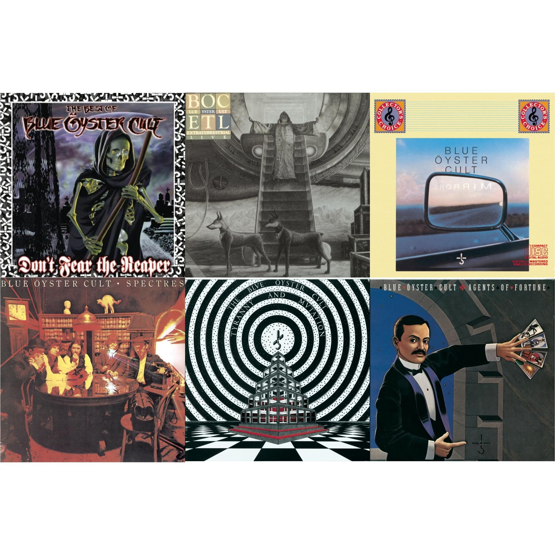 Blue Oyster Cult - Don't Fear The Reaper: Best Of Blue Oyster Cult & Extraterrestrial Live & Mirrors & Spectres & Tyranny & Mutation & Agents Of Fortune - CD Bundle