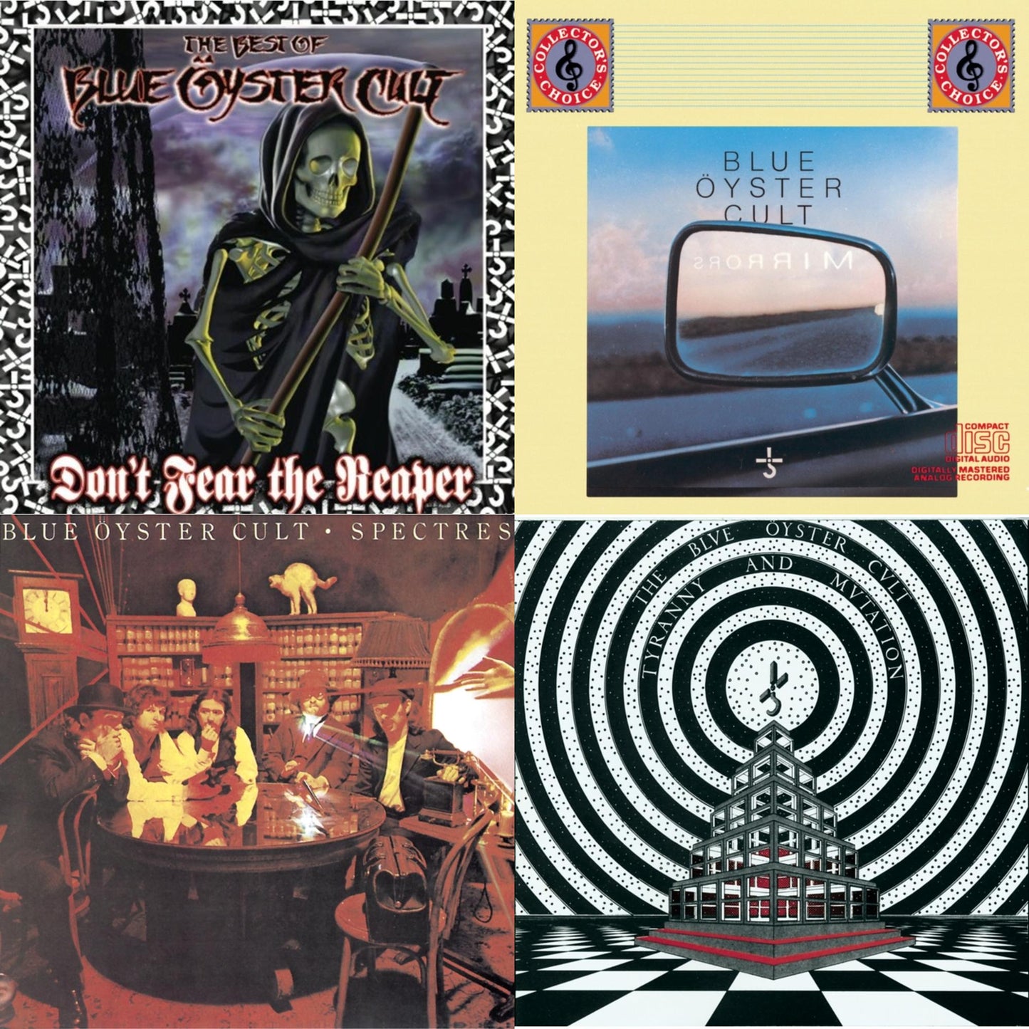 Blue Oyster Cult - Don't Fear The Reaper: Best Of Blue Oyster Cult & Mirrors & Spectres & Tyranny & Mutation - CD Bundle