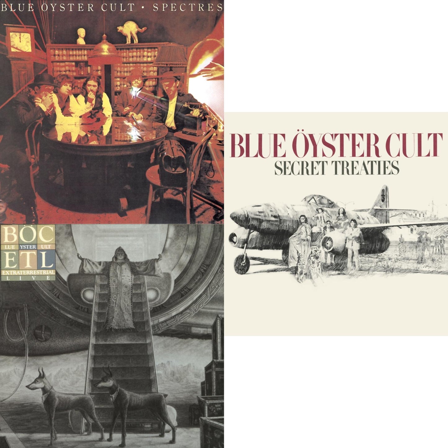 Blue Oyster Cult - Extraterrestrial Live & Secret Treaties & Spectres - CD Bundle