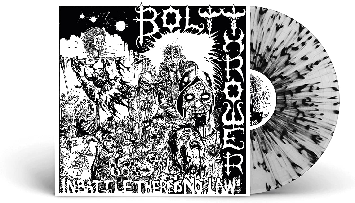 IN BATTLE THERE IS NO LAW (CLEAR/GREY/BLACK/WHITE SPLATTER VINYL) [Vinyl] Vinyl Record