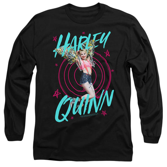 Birds Of Prey On Target Mens Long Sleeve Shirt Black Officially Licensed