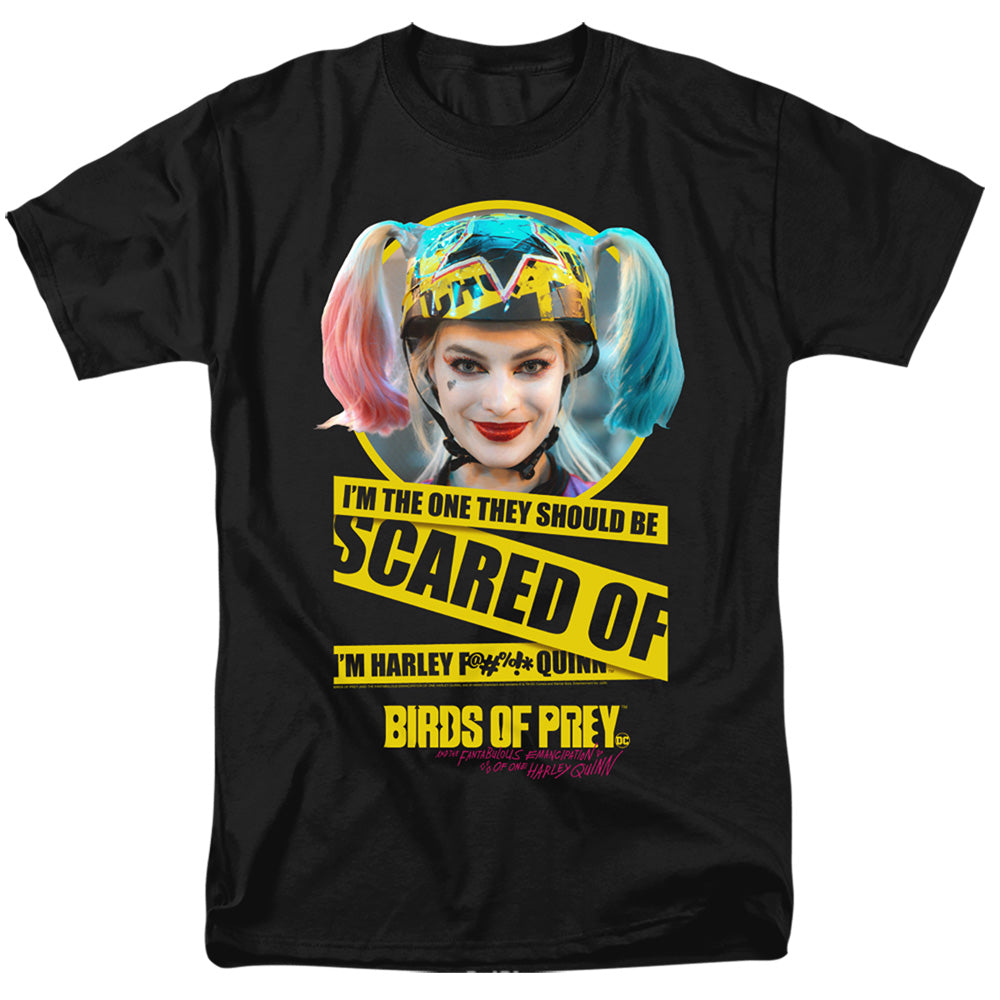 Birds Of Prey Scared Of Mens T Shirt Black