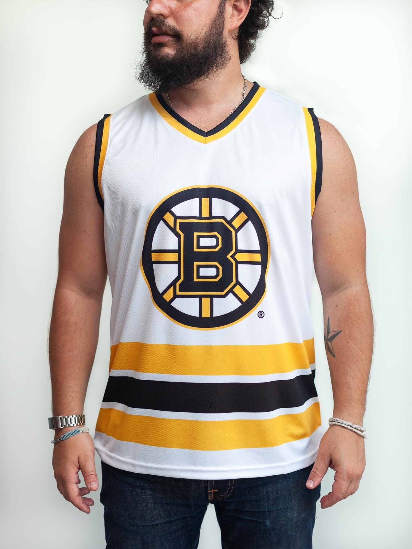 Boston Bruins Away Hockey Tank