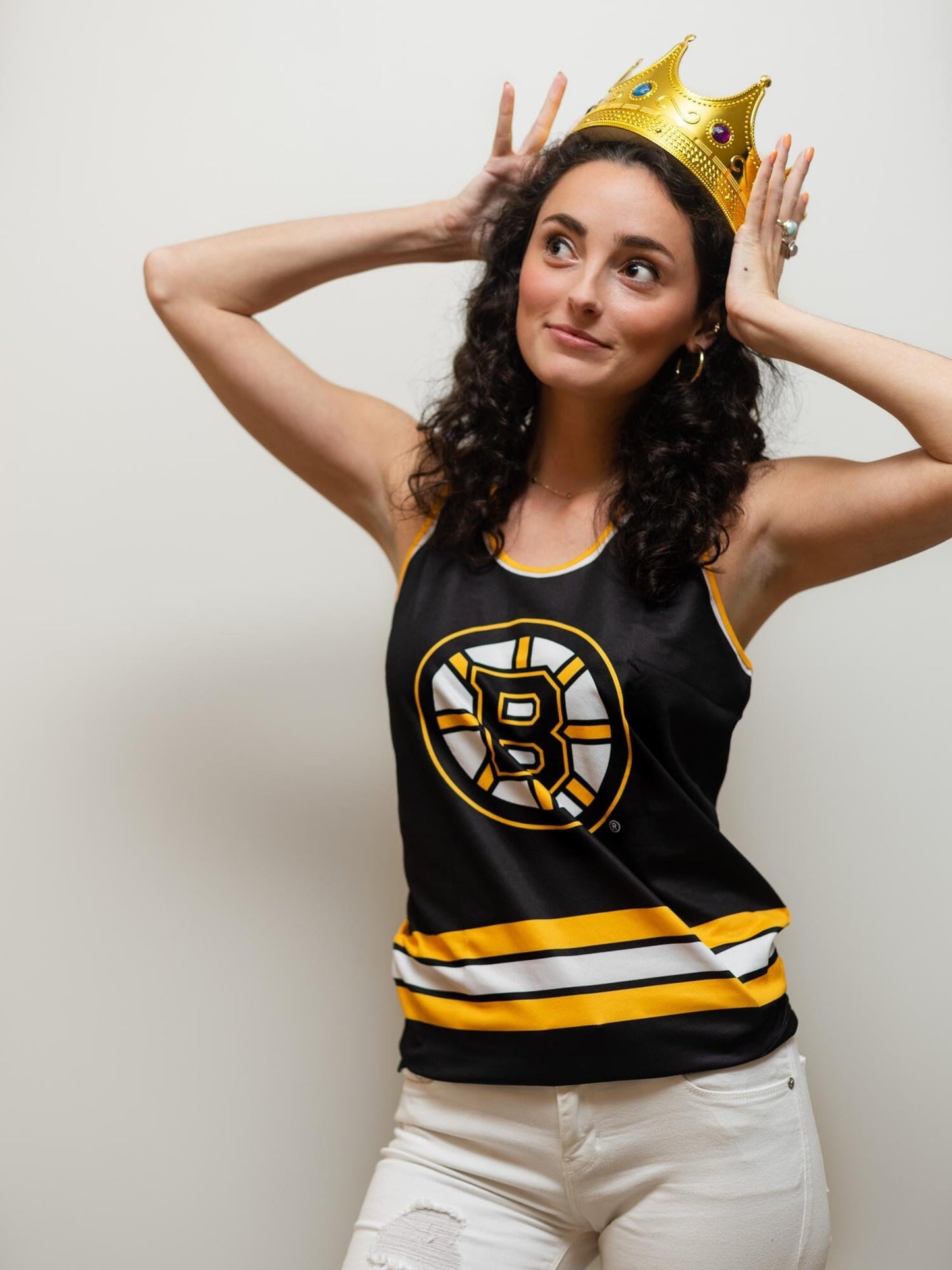 Boston Bruins Women's Racerback Hockey Tank