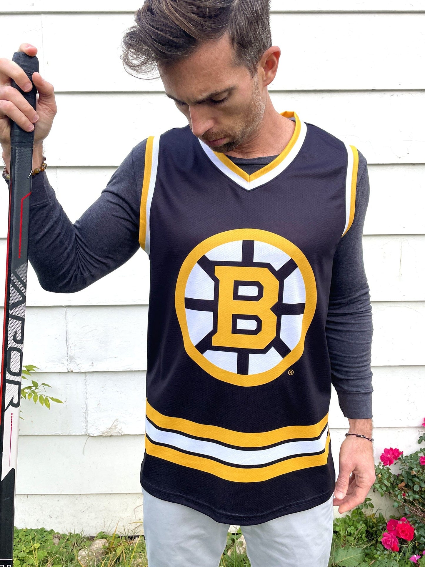 Boston Bruins 2023-24 Alternate Hockey Tank