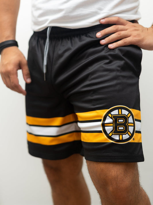 Boston Bruins Mesh Hockey Shorts