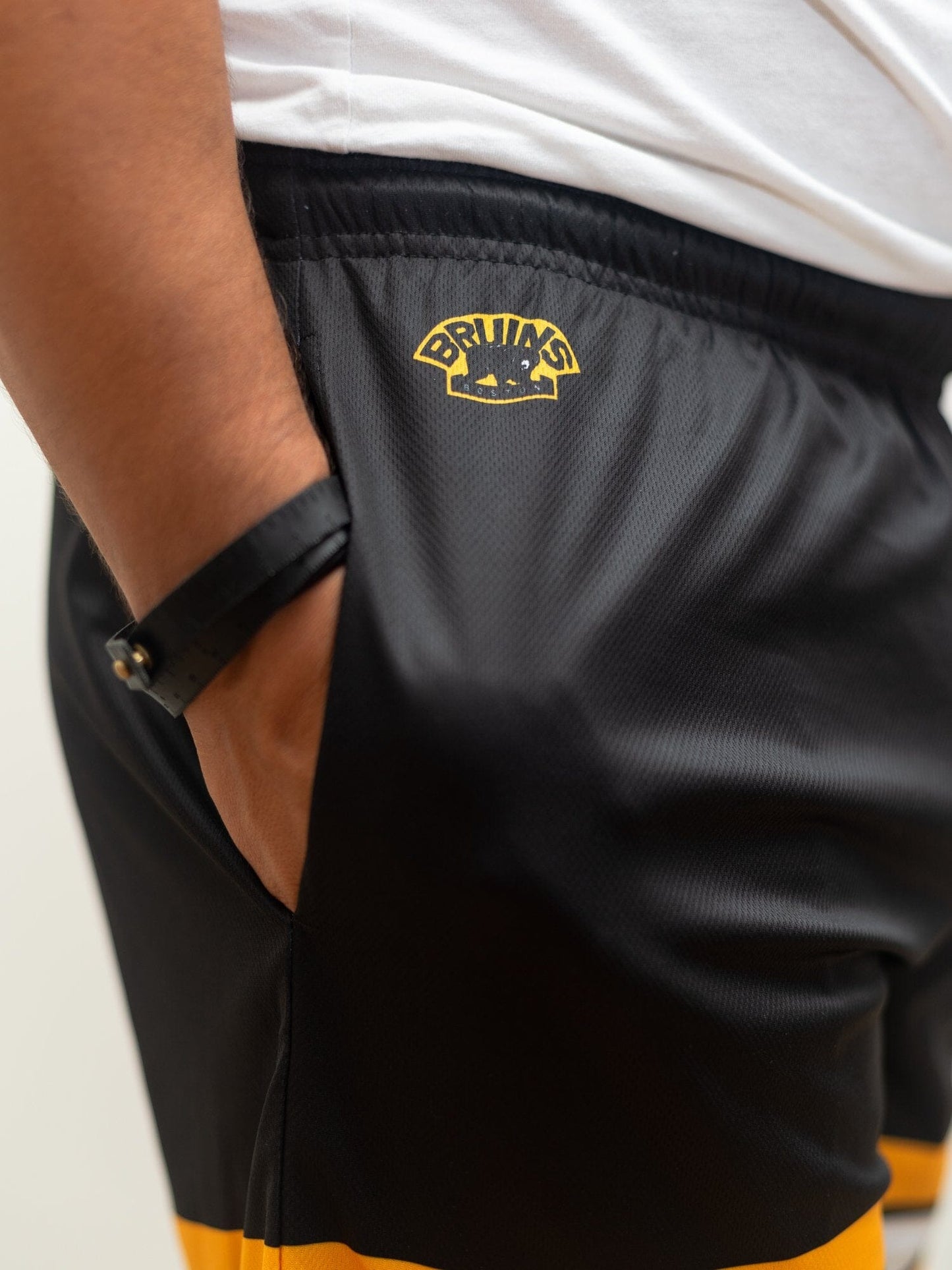 Boston Bruins Mesh Hockey Shorts