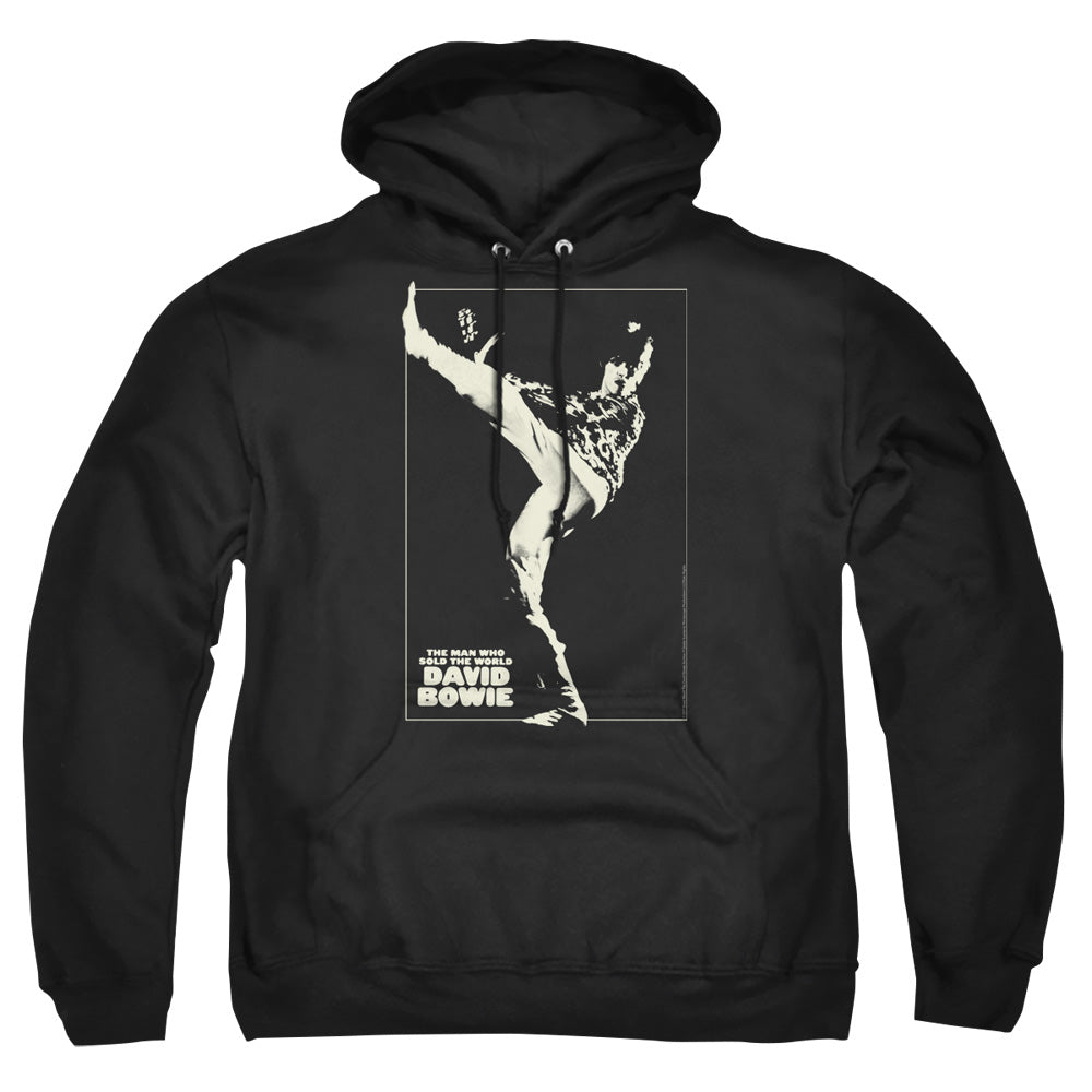 David Bowie The Man Cover Mens Hoodie Black Officially Licensed