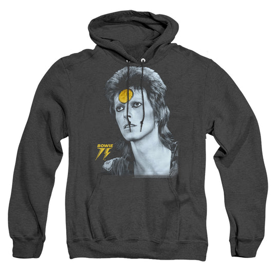 David Bowie Golden Bowie Heather Mens Hoodie Black Officially Licensed