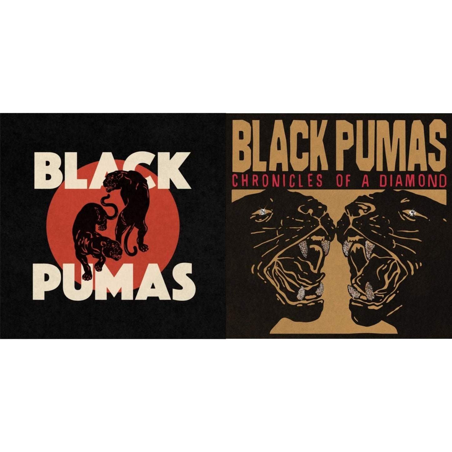 Black Pumas - Black Pumas (Cream LP Vinyl) & Chronicles Of A Diamond (Clear LP Vinyl)