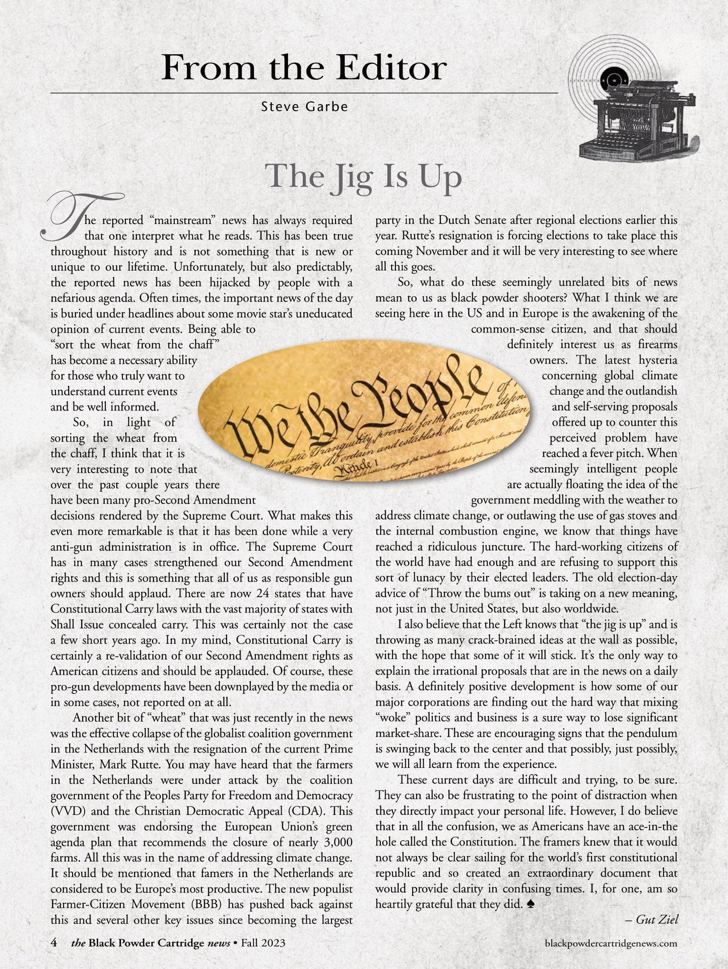 Black Powder Cartridge News Fall 2023 - Advice On Offhand Shooting, The Pedersoli Gibbs LR Rifle, Quigley 2023, Borchardt Rifle Corporation, Hunter George Bird Grinnell & Product Reviews!