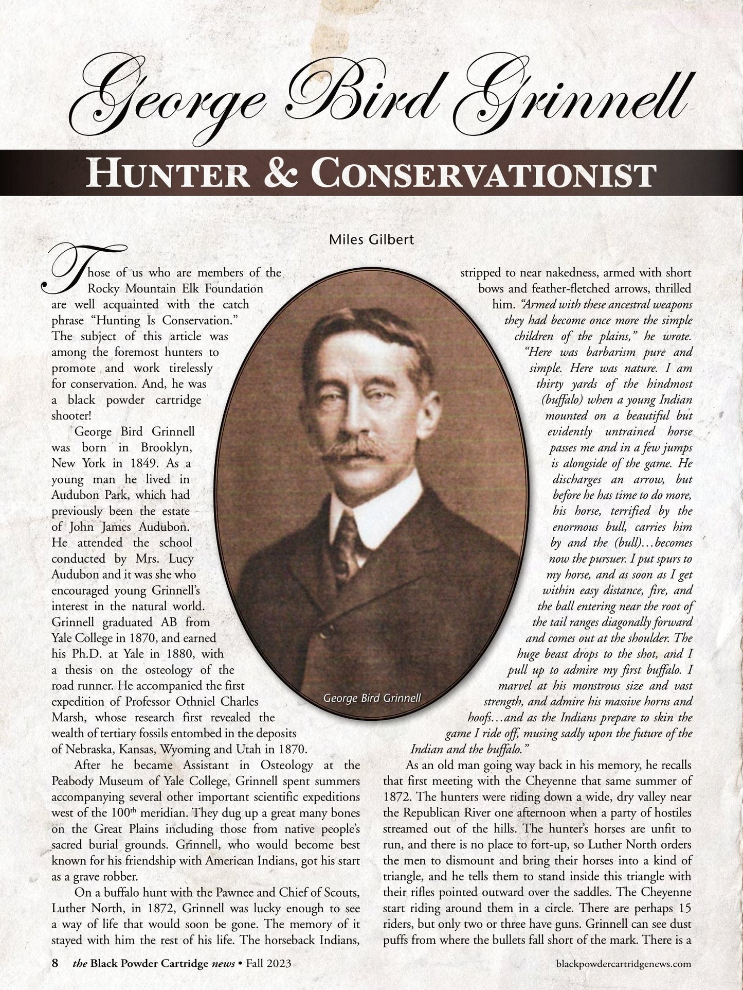 Black Powder Cartridge News Fall 2023 - Advice On Offhand Shooting, The Pedersoli Gibbs LR Rifle, Quigley 2023, Borchardt Rifle Corporation, Hunter George Bird Grinnell & Product Reviews!