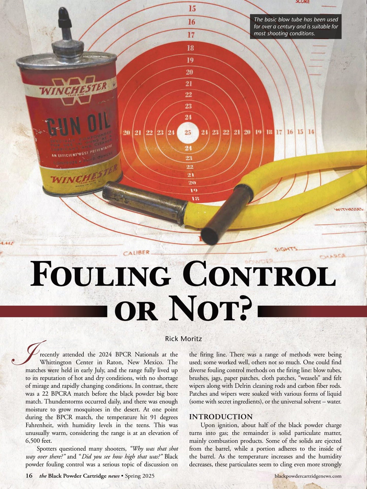 Black Powder Cartridge News - Spring 2025: Barrel Length & The 44-40, Rifleman Nathaniel C Nash, String Measure, Fouling Control, Vintage Revolver Roundball, Midrange Loads, Product Reviews & More!