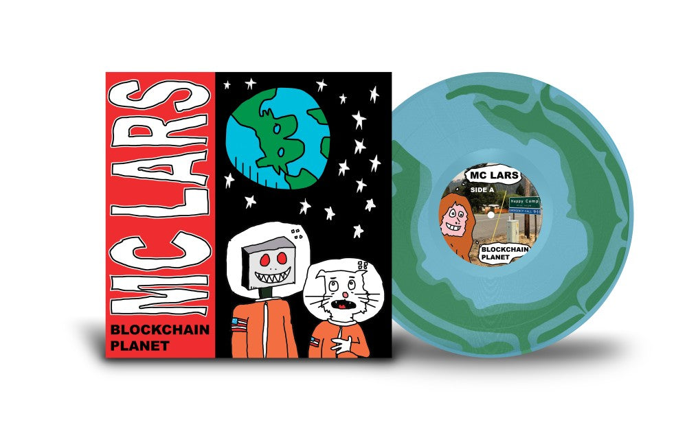 Blockchain Planet - Planetary Swirl LP - Needlejuice Records - Vinyl Record