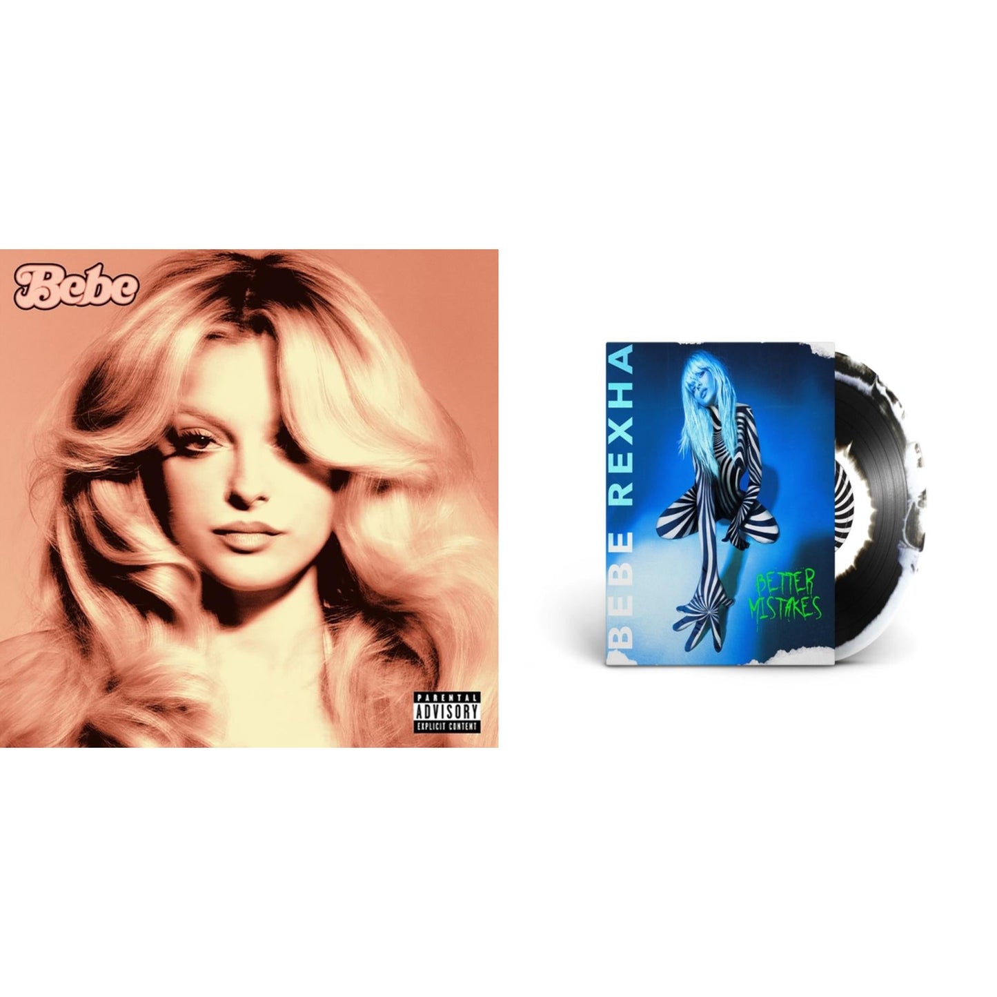 Bebe Rexha - Bebe (Pink LP Vinyl) & Better Mistakes (X)