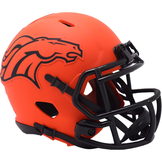 Denver Broncos RAVE Speed Mini Football Helmet