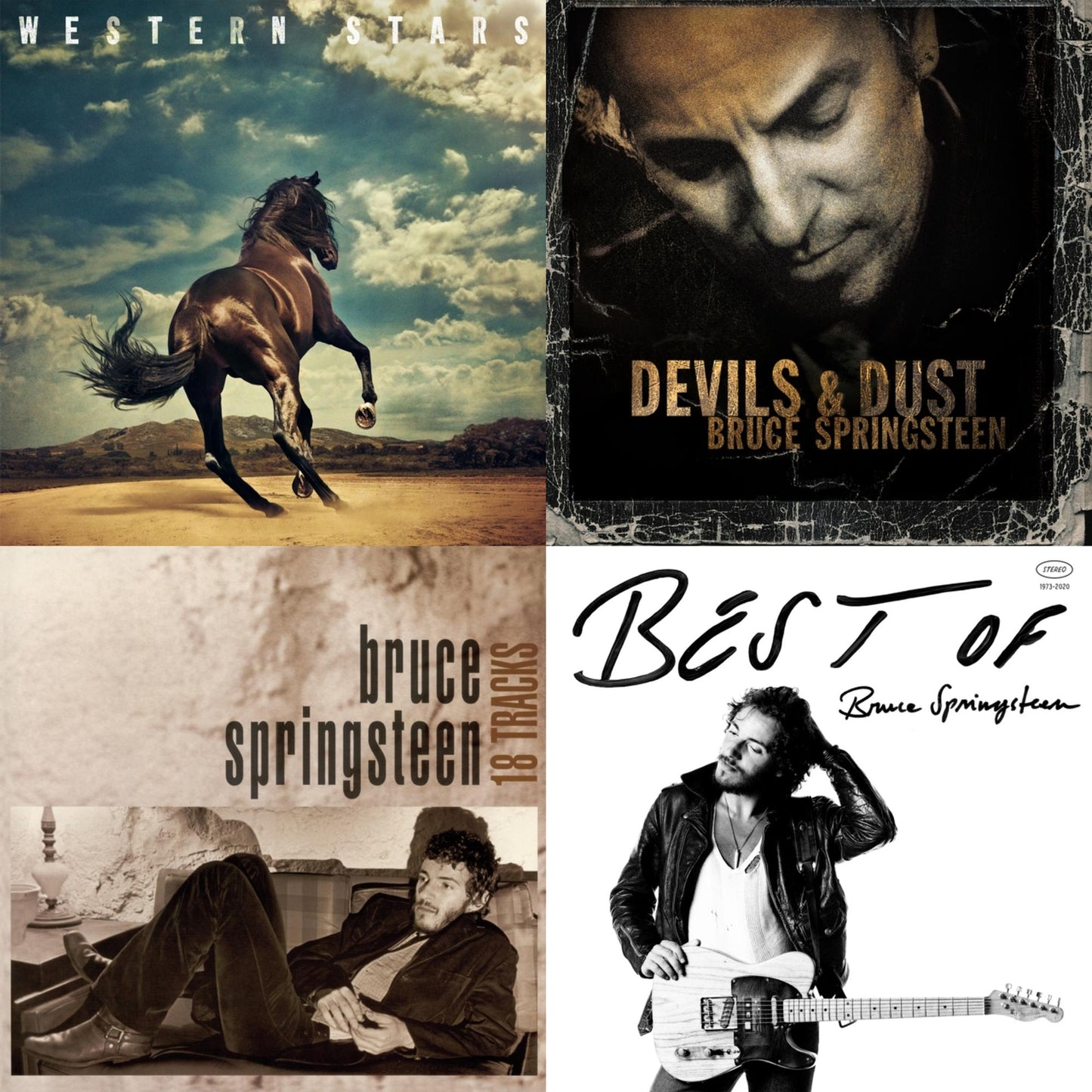 Bruce Springsteen - Western Stars (2LP/150G) & Devils & Dust & 18 Tracks & Best Of Bruce Springsteen (2LP)