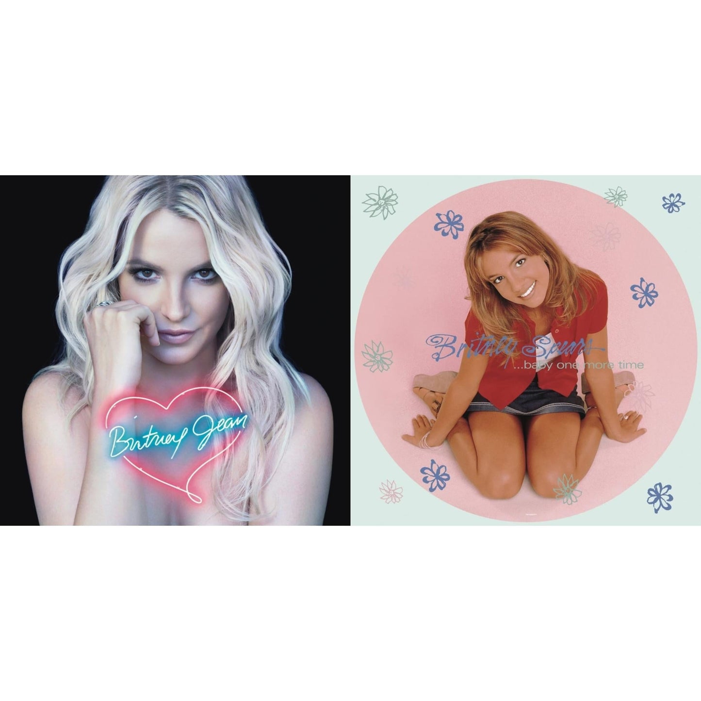 Britney Spears - Baby One More Time (Picture Disc/140G/Dl Code) & Britney Jean - LP Vinyl Bundle