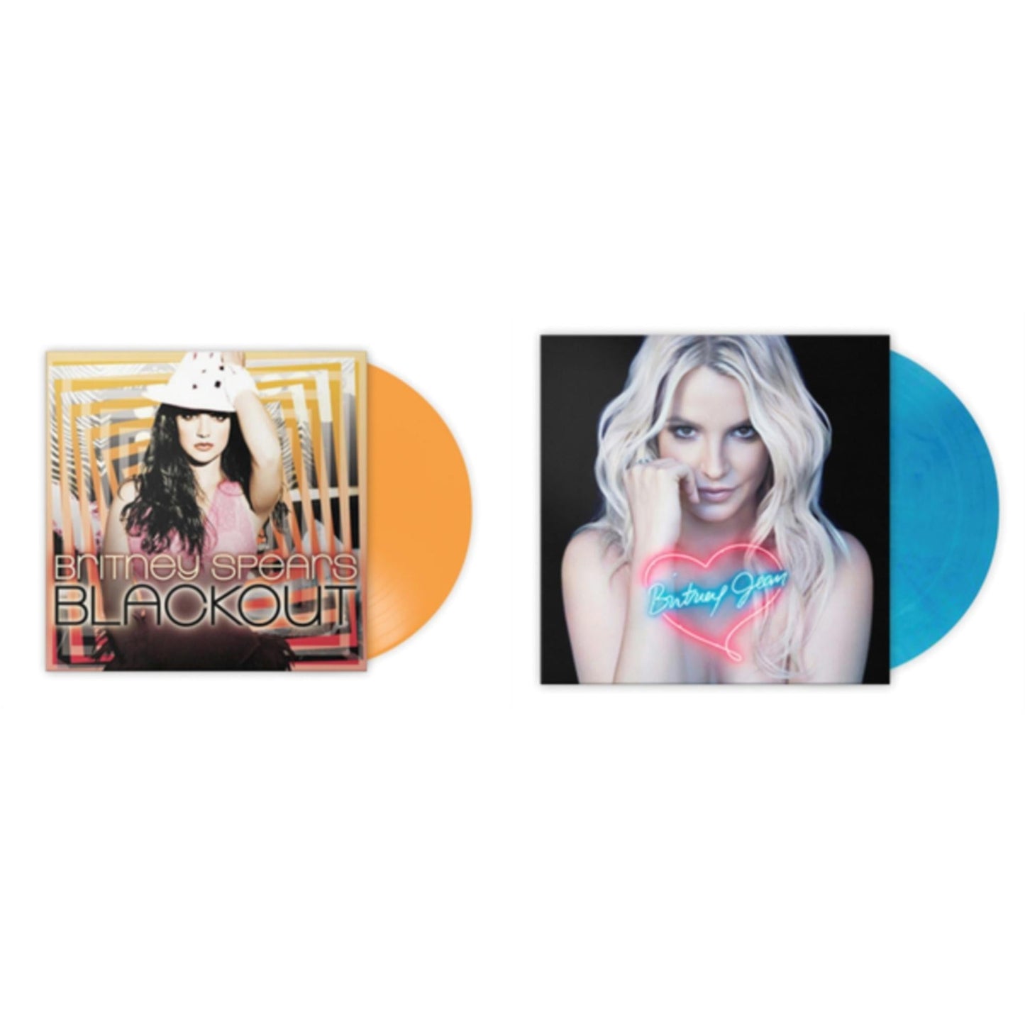 Britney Spears - Blackout (Orange LP Vinyl/Import) & Britney Jean (Blue Marbled LP Vinyl/Import)