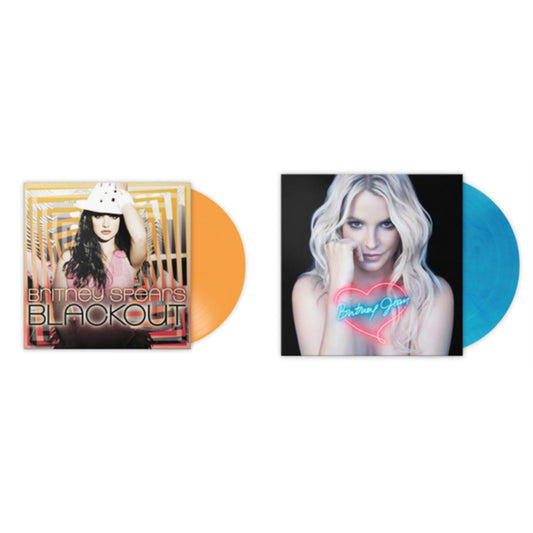 Britney Spears - Blackout (Orange LP Vinyl/Import) & Britney Jean (Blue Marbled LP Vinyl/Import)