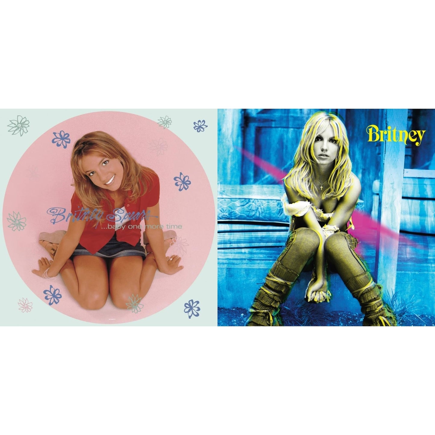 Britney Spears - Baby One More Time (Picture Disc/140G/Dl Code) & Britney - LP Vinyl Bundle