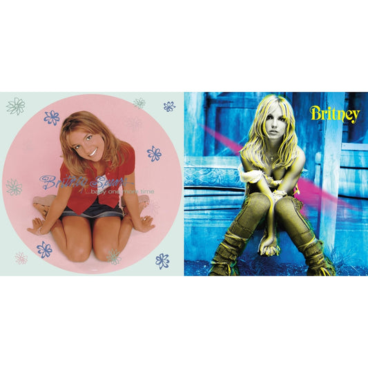 Britney Spears - Baby One More Time (Picture Disc/140G/Dl Code) & Britney - LP Vinyl Bundle