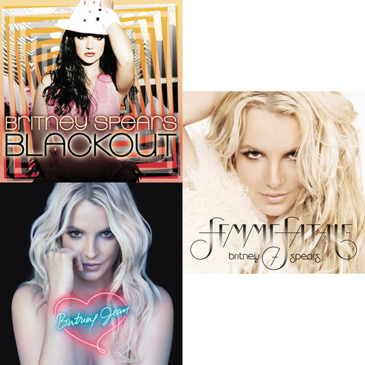 Britney Spears - Blackout & Britney Jean & Femme Fatale - LP Vinyl Bundle
