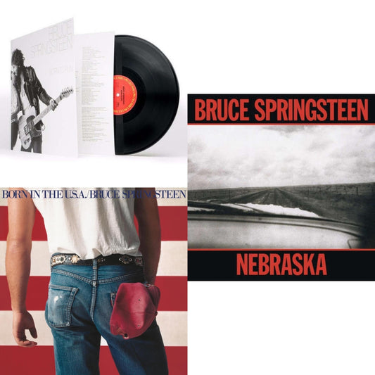 Bruce Springsteen - Born To Run (180G/Gatefold) & Nebraska (180G) & Born In The U.S.A. (180G) - LP Vinyl Bundle