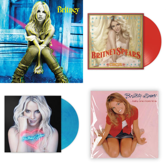 Britney Spears - Baby One More Time & Britney & Circus (Red LP Vinyl/Import) & Britney Jean (Blue Marbled LP Vinyl/Import)