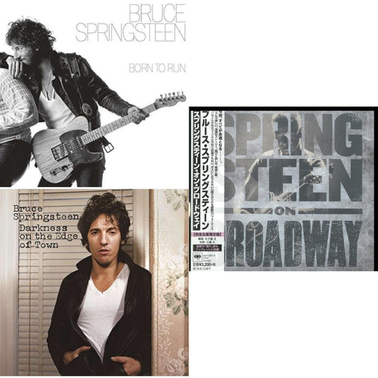 Bruce Springsteen - Springsteen On Broadway (Ltd/Booklet/Paper Jacket) & Born To Run & Darkness On The Edge Of Town - CD Bundle