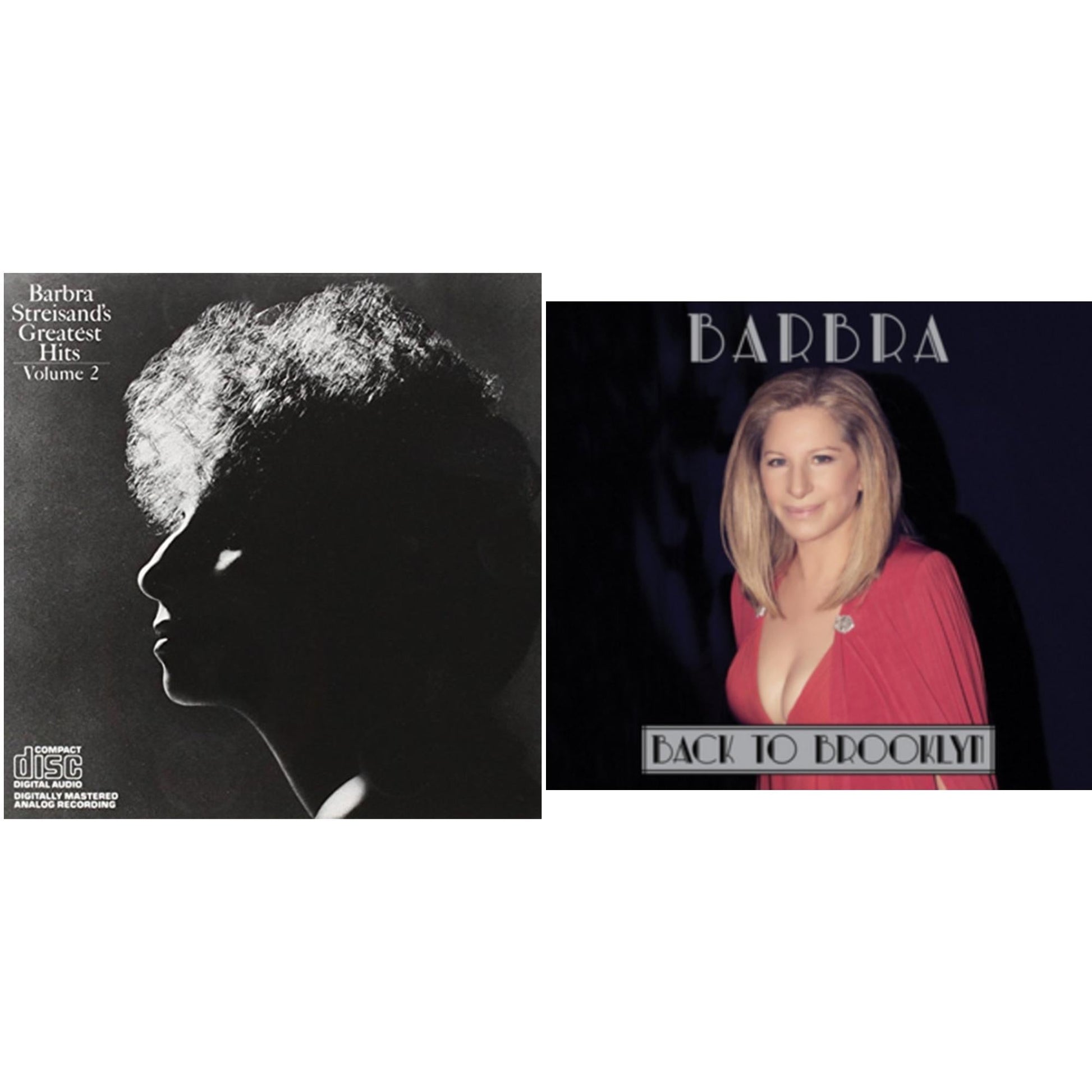 Barbra Streisand - Greatest Hits Vol.2 & Back To Brooklyn - CD Bundle