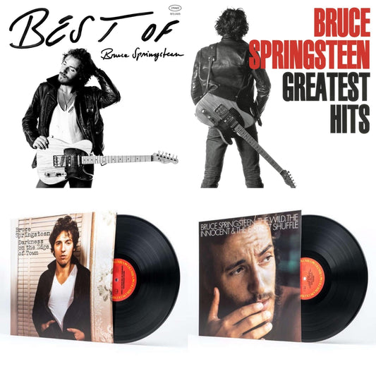 Bruce Springsteen - Greatest Hits (2 LP/150G Vinyl/Dl Code) & Best Of Bruce Springsteen (2LP) & Wild The Innocent & The E Street Shuffle (180G) & Darkness On The Edge Of Town (180G)