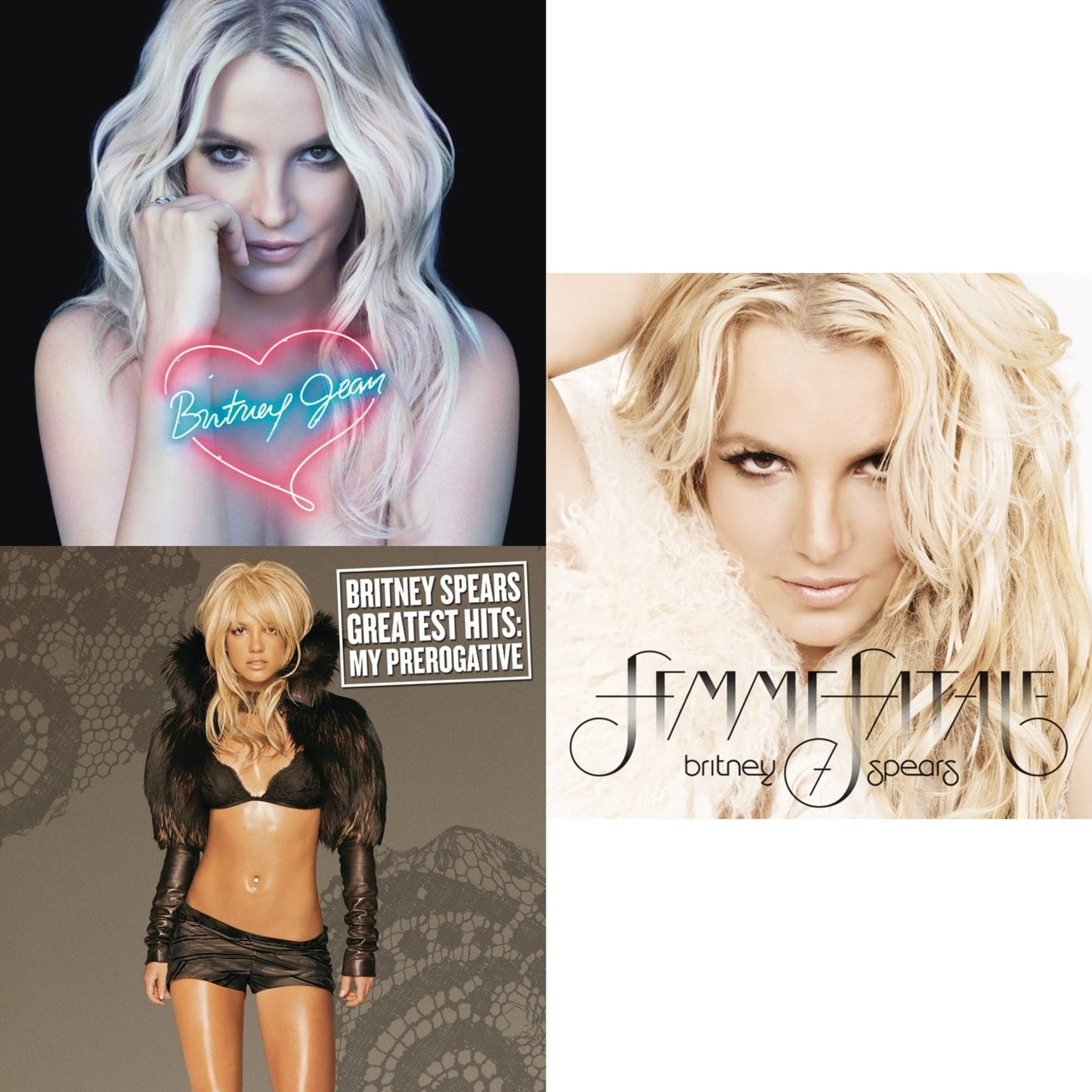 Britney Spears - Britney Jean & Greatest Hits : My Prerogative (2LP) & Femme Fatale