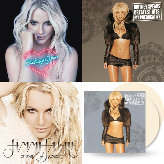 Britney Spears - Britney Jean & Femme Fatale & Greatest Hits : My Prerogative (2LP) & Greatest Hits: My Prerogative (2LP/Cream Vinyl/Import)