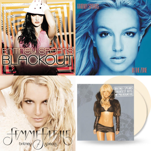 Britney Spears - Blackout & In The Zone & Femme Fatale & Greatest Hits: My Prerogative (2LP/Cream Vinyl/Import)