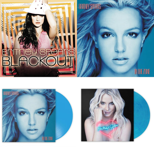 Britney Spears - Blackout & In The Zone & In The Zone (Blue LP Vinyl/Import) & Britney Jean (Blue Marbled LP Vinyl/Import)
