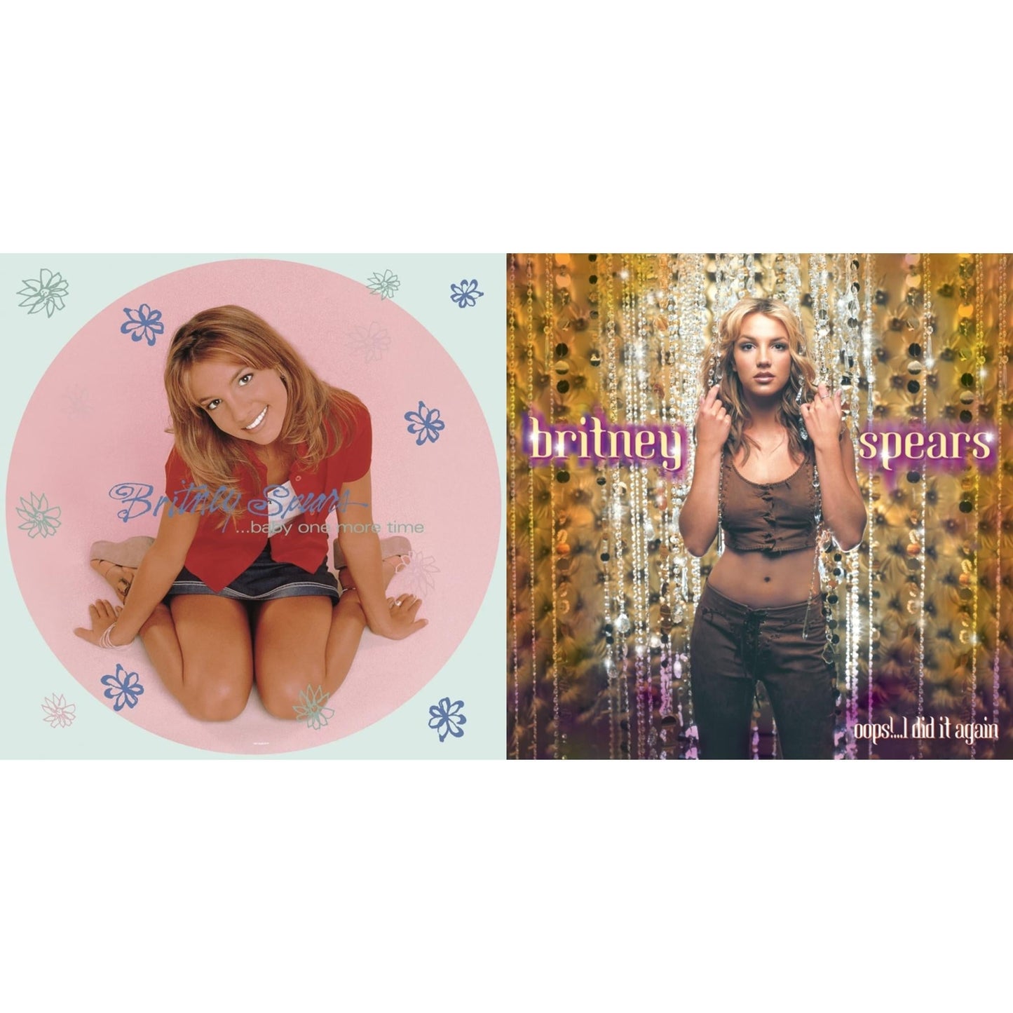 Britney Spears - Baby One More Time (Picture Disc/140G/Dl Code) & Oops!... I Did It Again - LP Vinyl Bundle
