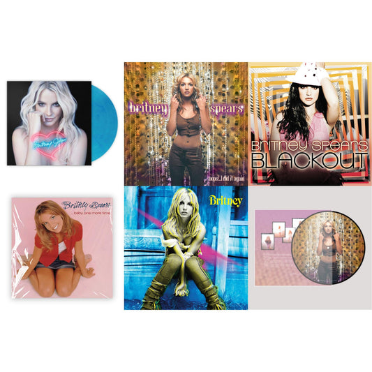 Britney Spears - Oops!... I Did It Again (20Th Anniversary Edition Picture LP Vinyl) & Baby One More Time & Oops!... I Did It Again & Britney & Blackout & Britney Jean (Blue Marbled LP Vinyl/Import)