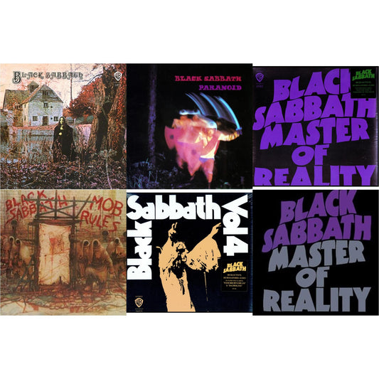 Black Sabbath - Vol. 4 (180G) & Black Sabbath (180G) & Master Of Reality (180G) & Paranoid & Master Of Reality & Mob Rules (Deluxe/2LP)