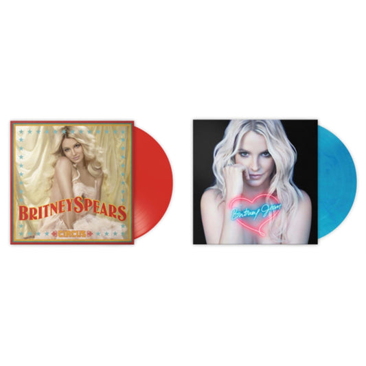 Britney Spears - Circus (Red LP Vinyl/Import) & Britney Jean (Blue Marbled LP Vinyl/Import)