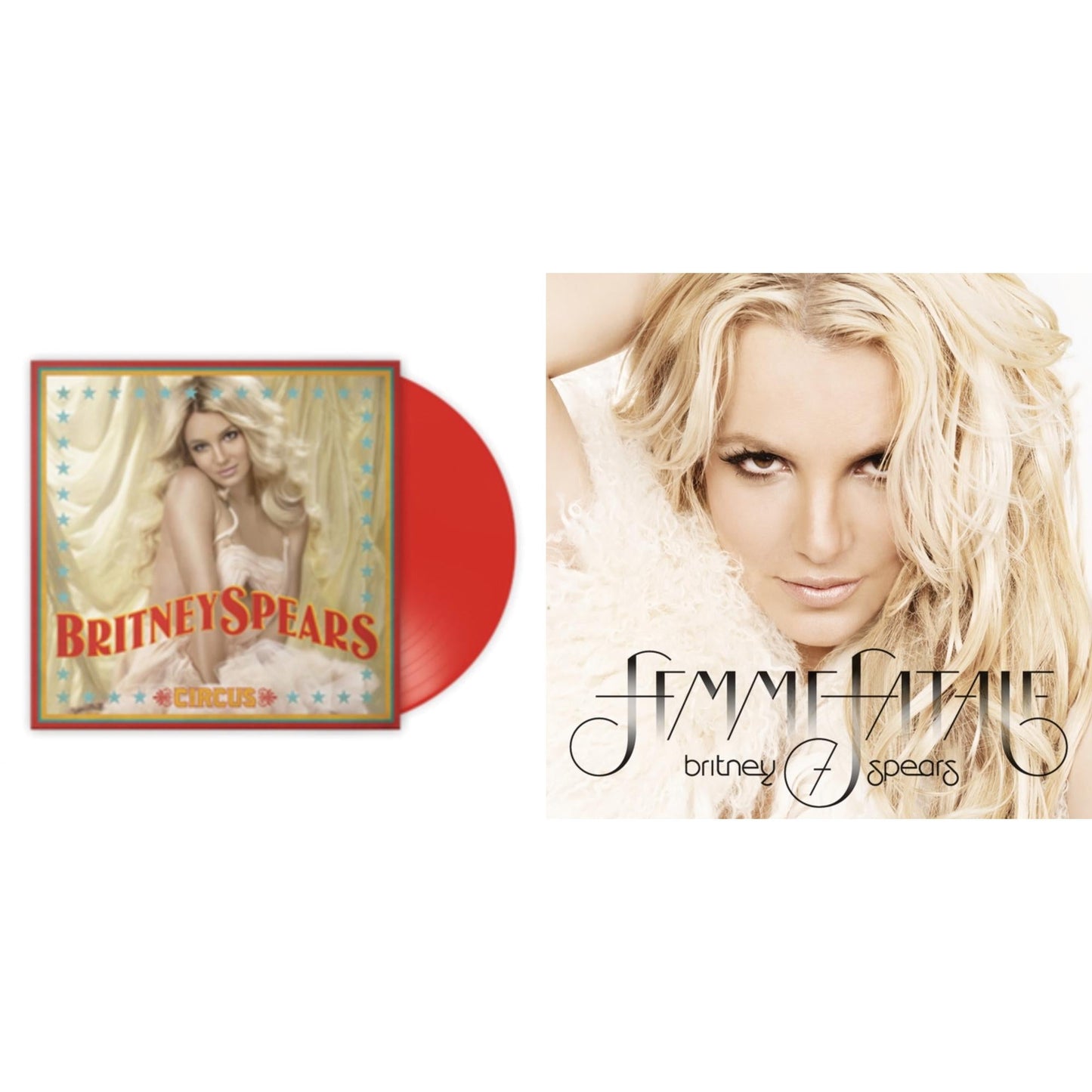 Britney Spears - Femme Fatale & Circus (Red LP Vinyl/Import)