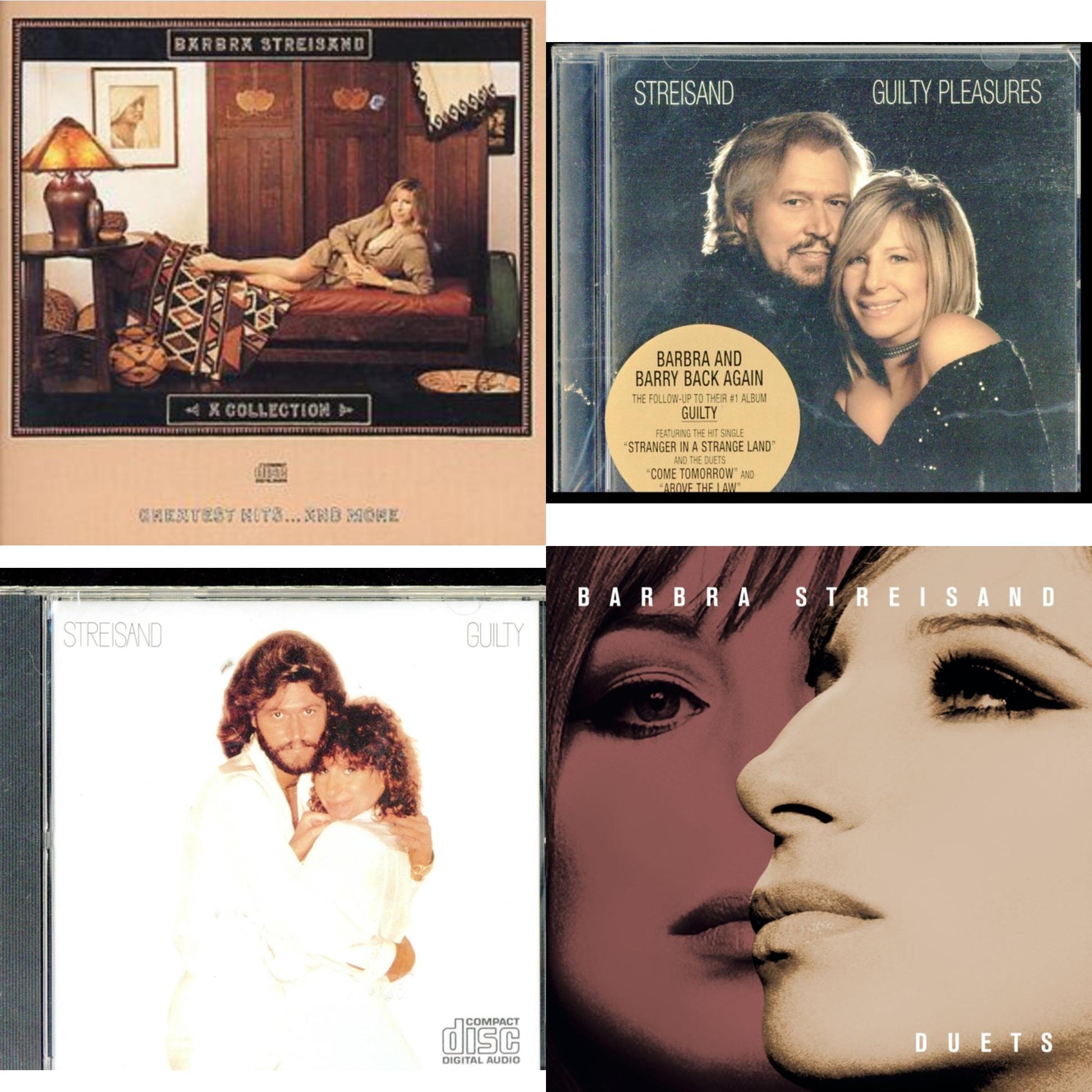 Barbra Streisand - Guilty & Collection: Greatest Hits & More & Duets & Guilty Pleasures - CD Bundle